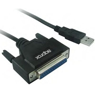 approx APPC26 Adaprtador USB A PARALELO DB25